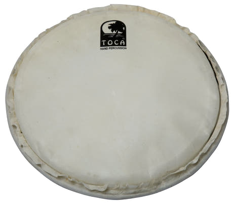 Toca Freestyle Djembe-Fell 12", Ziegenfell, natur, mechanische Stimmung