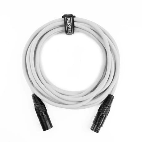 Perfex XLR Kabel (3m - Hvid)