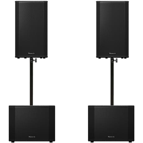 Pioneer DJ 2x XPRS-1152ST + 2x XPRS-152 Paket