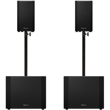 Pioneer DJ 2x XPRS-1182ST + 2x XPRS-102 Paket